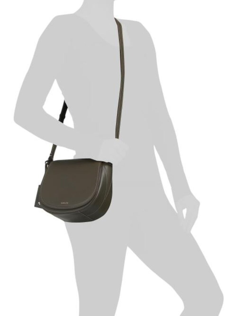 RADLEY LONDON Leather Liverpool Gardens Medium Flap Over Crossbody - Picture 5 of 5